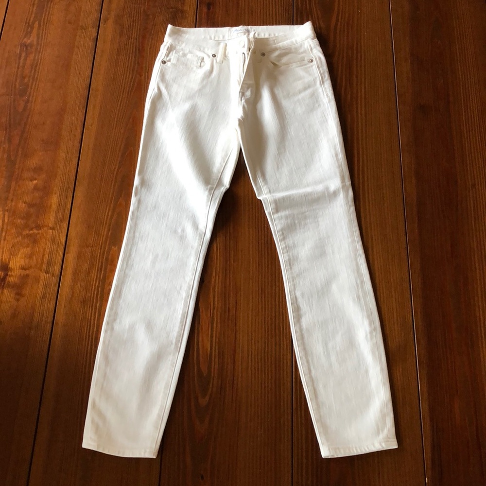 Madewell white jeans